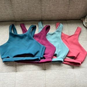 Four Cleo Harper sports bras